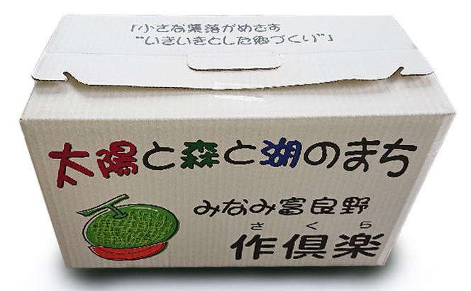 南ふらの産 赤肉メロン 1.6kg×2玉《作倶楽》 北海道 南富良野町 赤肉メロン メロン 赤肉 フルーツ 果物 2024年発送 先行予約