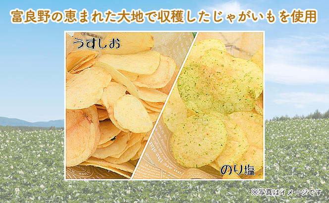 【2ヵ月に1回お届け】JAふらのポテトチップス【ふらのっち】2種類(各12袋)×4回 ふらの農業協同組合(南富良野町) 芋 菓子 スナック じゃがいも お菓子 ポテチ 定期便