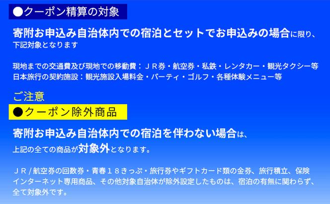 日本旅行　地域限定旅行クーポン【30，000円分】