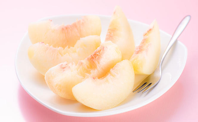 桃 2024年 先行予約 白桃 5玉 合計約1.3kg もも モモ 岡山県産 国産 フルーツ 果物 ギフト