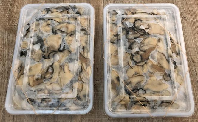 【国内消費拡大求む】北海道 サロマ湖産 冷凍かきむき身（加熱用）2kg！（1kg×2）牡蠣 冷凍