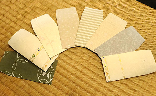 古梅堂オリジナル豆色紙セット、封筒セット