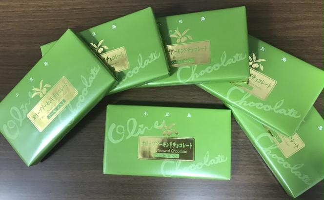 オリーブ アーモンド チョコレート 100g×6箱【配送不可：沖縄、北海道、離島】