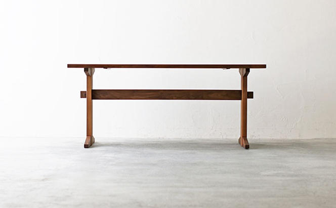 【秋山木工】ダイニングテーブル　ウォールナット材　W165xD90xH70cm