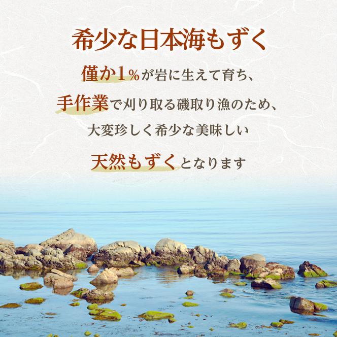 もずく 日本海 青森 天然 モズク 10袋 海藻 海産物 もずく酢 おつまみ おつまみセット ごはんのお供 ご飯のお供 青森県 鰺ヶ沢町 ※ご入金確認後 3ヶ月以内の発送になります。