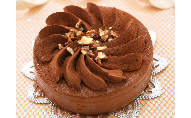 口どけなめらか生チョコケーキ 『フラワーショコラ』　 北海道・新ひだか町のオリジナルケーキ