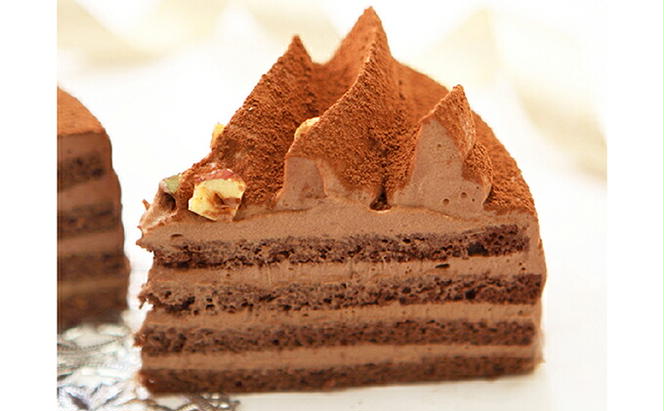 口どけなめらか生チョコケーキ 『フラワーショコラ』　 北海道・新ひだか町のオリジナルケーキ