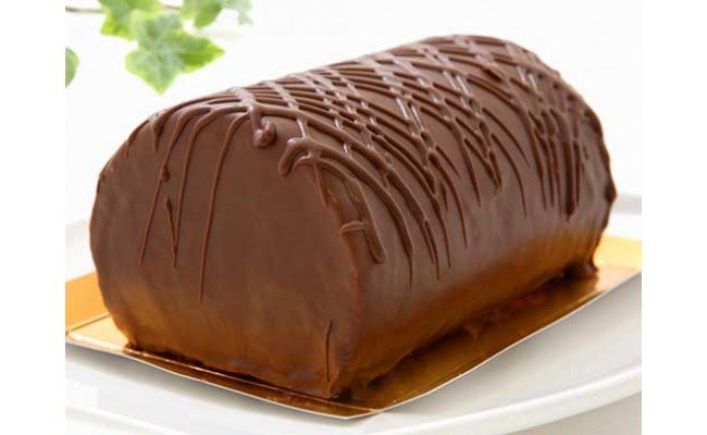 見た目も味も昭和レトロ　懐かしチョコロールケーキのペアセット